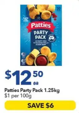 Ritchies Patties Party Pack offer