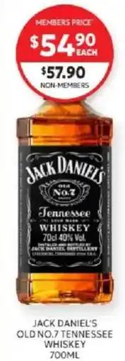 Harry Brown Jack Daniel's Old No.7 Tennessee Whiskey offer
