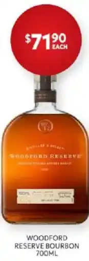 Harry Brown Woodford Reserve Bourbon offer