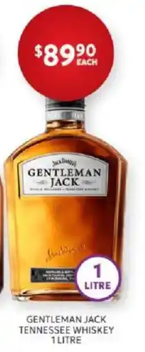 Harry Brown Gentleman Jack Tennessee Whiskey offer