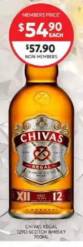 Harry Brown Chivas Regal 12yo Scotch Whisky offer
