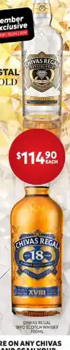 Harry Brown Chivas Regal Crystal Gold offer
