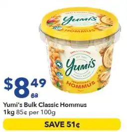 Ritchies Yumi's Bulk Classic Hommus offer