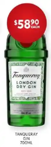 Harry Brown Tanqueray Gin offer