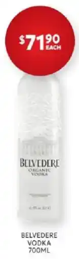Harry Brown Belvedere Organic Vodka offer
