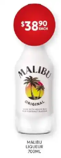 Harry Brown Malibu Liqueur offer