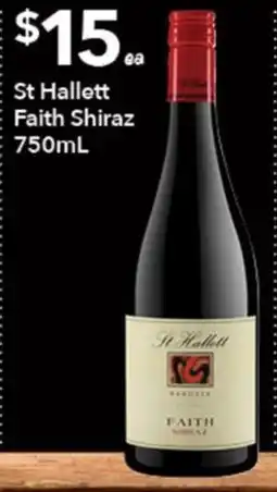 Ritchies St Hallett Faith Shiraz offer