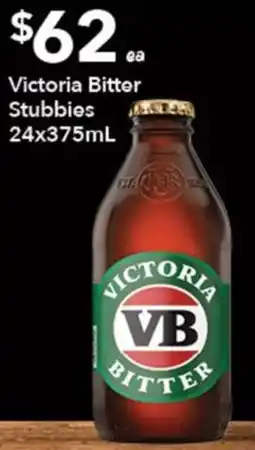 Ritchies Victoria Bitter Stubbies offer