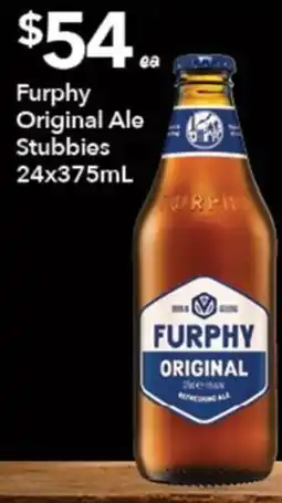 Ritchies Furphy Original Ale offer