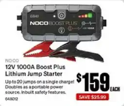 SuperCheap Auto Noco 12V 1000A Boost Plus Lithium Jump Starter offer