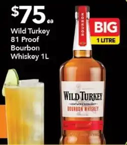 Ritchies Wild Turkey 81 Proof Bourbon Whiskey offer