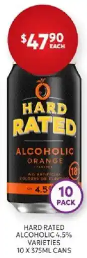 Harry Brown Hard Rated Alcoholic Orange offer