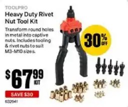 SuperCheap Auto Toolpro Heavy Duty Rivet Nut Tool Kit offer