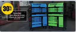 SuperCheap Auto ToolPRO Neon Blue & Green Chests & Cabinets offer