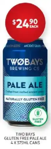 Harry Brown Two Bays Gluten Free Pale Ale offer