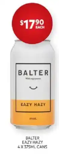 Harry Brown Balter Eazy Hazy offer