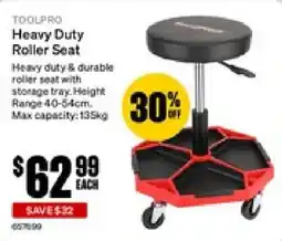 SuperCheap Auto Toolpro Heavy Duty Roller Seat offer