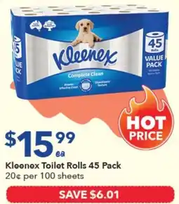 Ritchies Kleenex Toilet Rolls offer