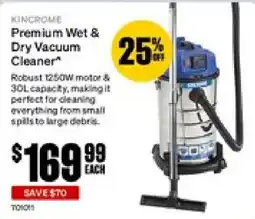 SuperCheap Auto Kincrome Premium Wet & Dry Vacuum Cleaner offer
