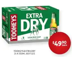 Harry Brown Tooheys Extra Dry offer