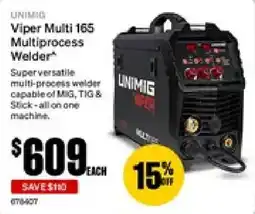 SuperCheap Auto Unimig Viper Multi 165 Multiprocess Welder offer