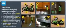 SuperCheap Auto Toolpro-x Wireless Charging Worklight Range offer