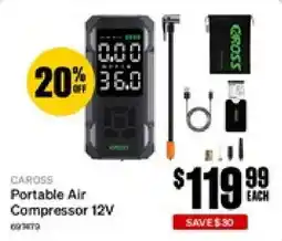 SuperCheap Auto Caross Portable Air Compressor 12V offer