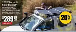 SuperCheap Auto 200W Portable Solar Blanket offer