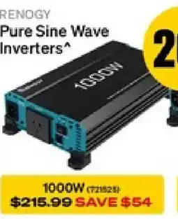SuperCheap Auto Renogy Pure Sine Wave Inverters 1000w offer