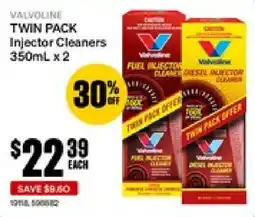 SuperCheap Auto Valvoline Twin Pack Injector Cleaners offer