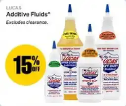 SuperCheap Auto Lucas Additive Fluids offer