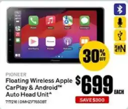 SuperCheap Auto Pioneer Floating Wireless Apple CarPlay & Android Auto Head Unit offer