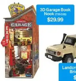 SuperCheap Auto 3D Garage Book Nook offer