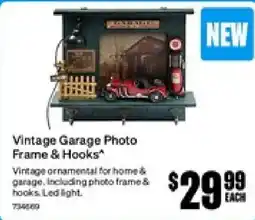 SuperCheap Auto Vintage Garage Photo Frame & Hooks offer