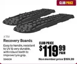 SuperCheap Auto XTM Recovery Boards offer