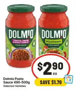 IGA Dolmio Pasta Sauce offer