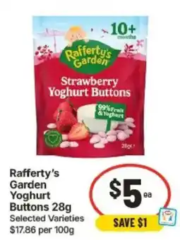 IGA Rafferty's Garden Yoghurt Buttons offer