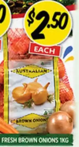 Not Quite Right Fresh brown onions offer