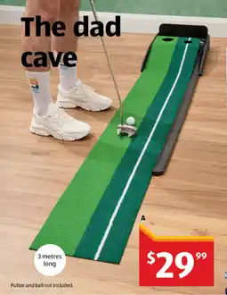 ALDI Golf Putting Mat offer