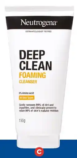 Foodland Neutrogena Deep Clean offer