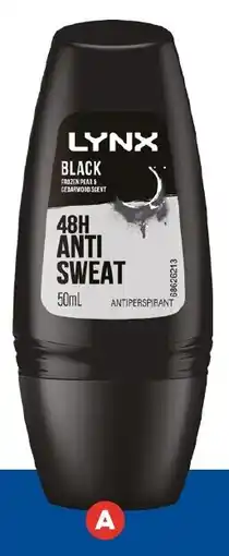 Foodland Lynx Roll On Deodorant offer