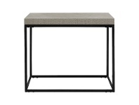 LivingStyles Bexy Cement Top Metal Side Table offer