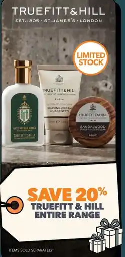 Shaver Shop Truefitt & hill entire range offer
