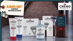 Shaver Shop Cremo Range offer