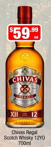 Liquor Stax Chivas Regal Scotch Whisky 12YO offer