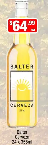 Liquor Stax Balter Cerveza offer