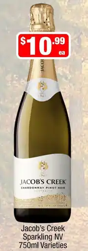 Liquor Stax Jacob's Creek Sparkling NV Varieties offer