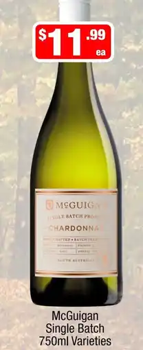 Liquor Stax McGuigan Single Batch 750ml Varieties offer