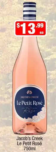 Liquor Stax Jacob's Creek Le Petit Rosé offer