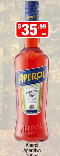 Liquor Stax Aperol Aperitivo offer